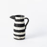 Charcoal Doodles - Small Striped Pitcher