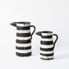 Charcoal Doodles - Small Striped Pitcher