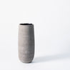 Scratched Small Slim Vase - Grey